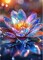Flower Diamond Art Kits for Adults, 5D Full Drill Round Lotus Painting Gems with Crystal Diamond Painting, Flower Diamond Dots Perfect for Home Wall Decor 12x16inch